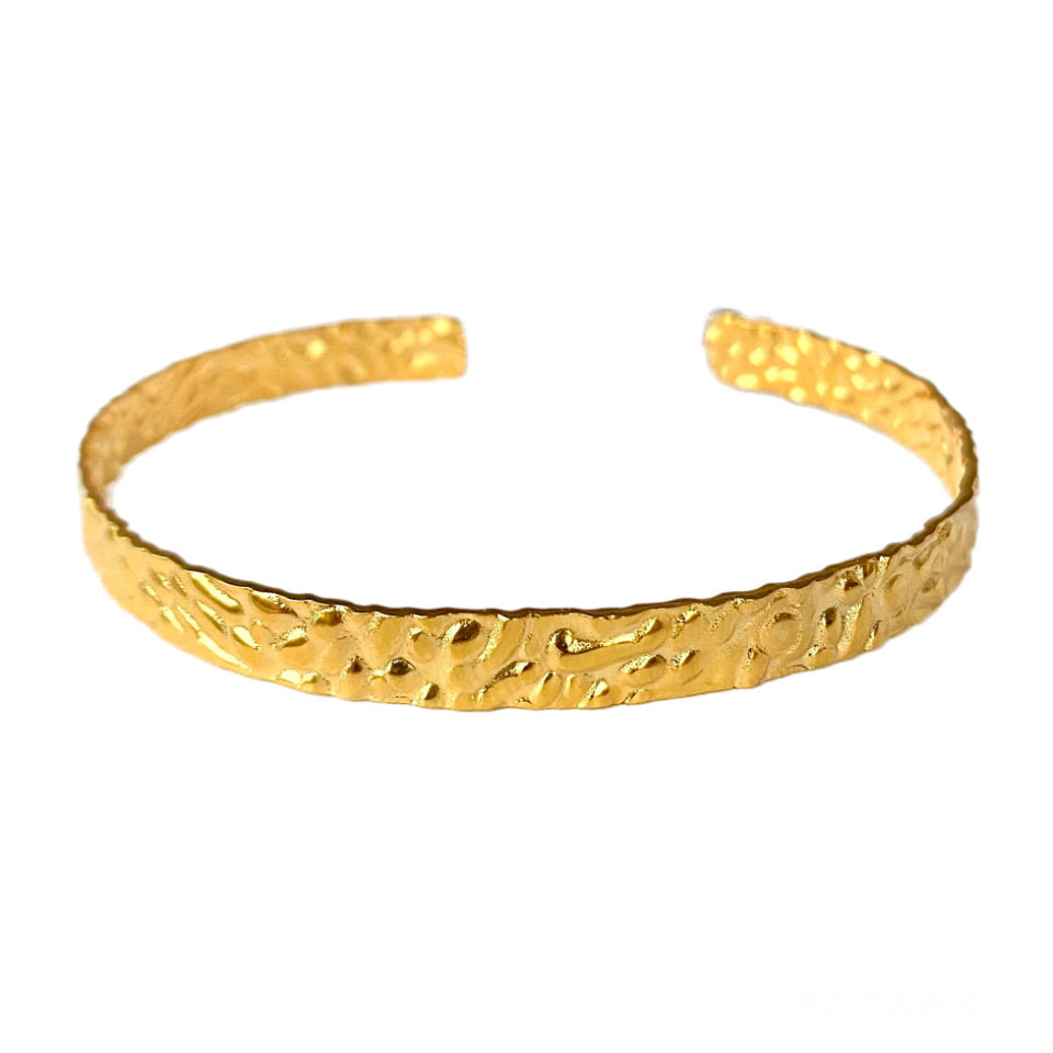 Santorini bangle armbånd i guld