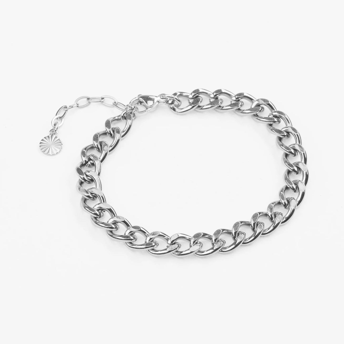 Hefaistos vandfast chunky sølv armbånd 7mm