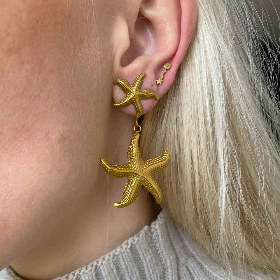 ASTERIAS Guld | Øreringe