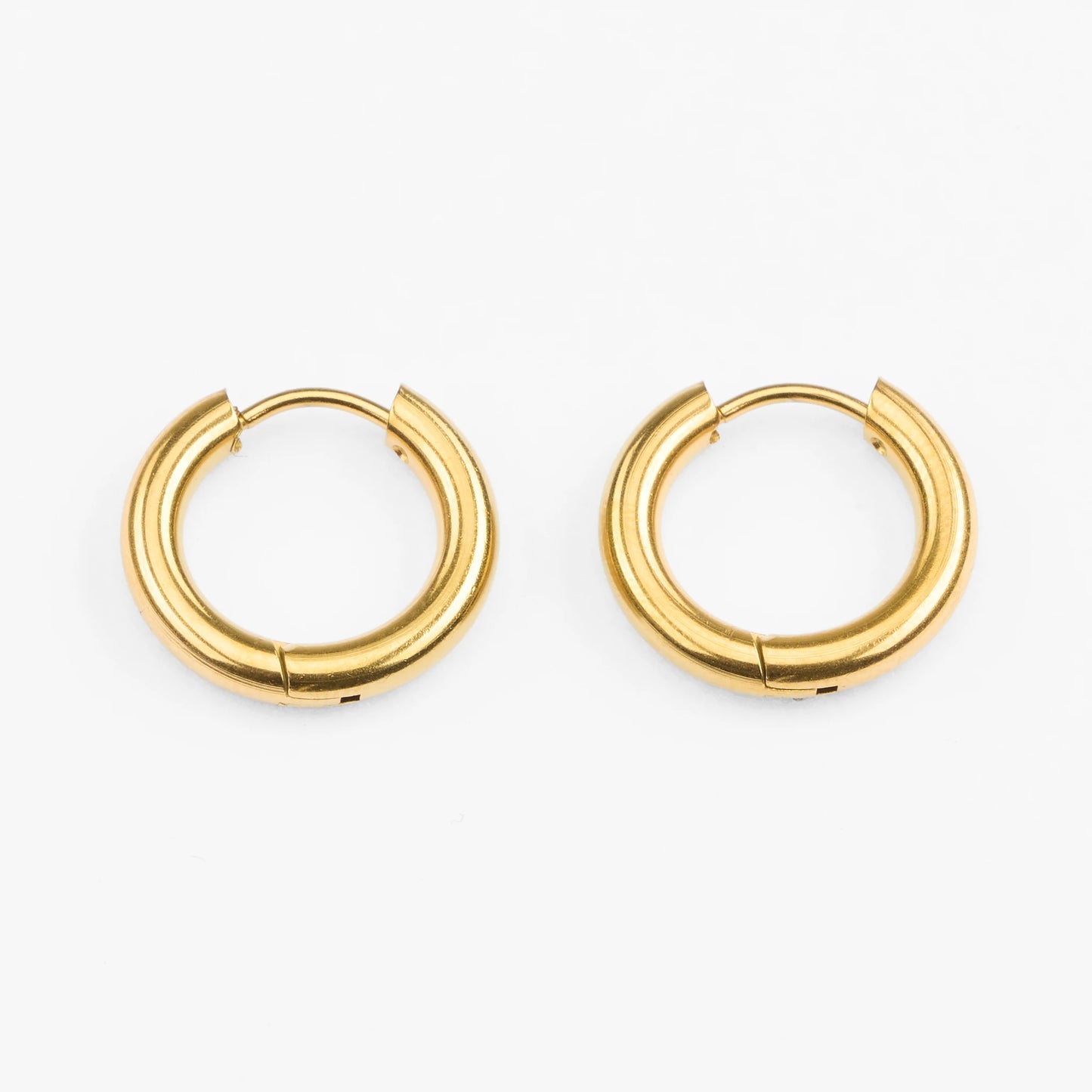 Vasikos 15mm vandfaste creoler basic guld