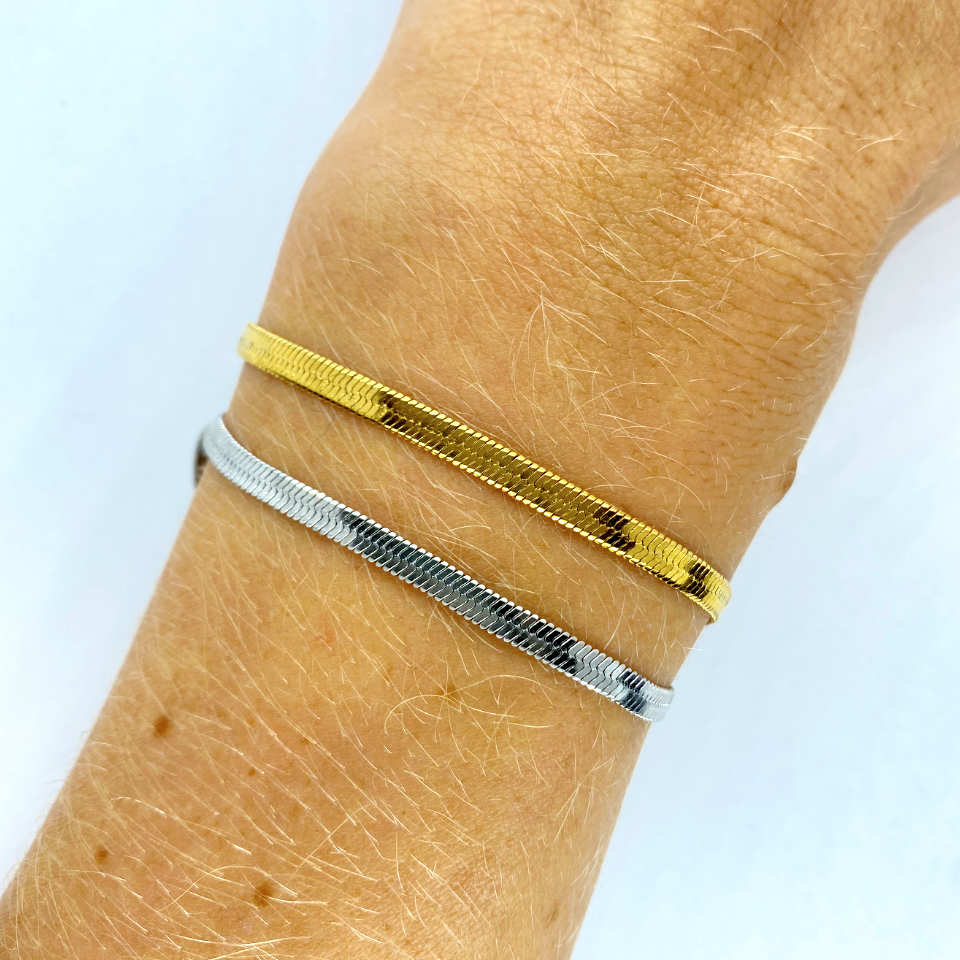 Medusa armbånd i 3mm på håndled
