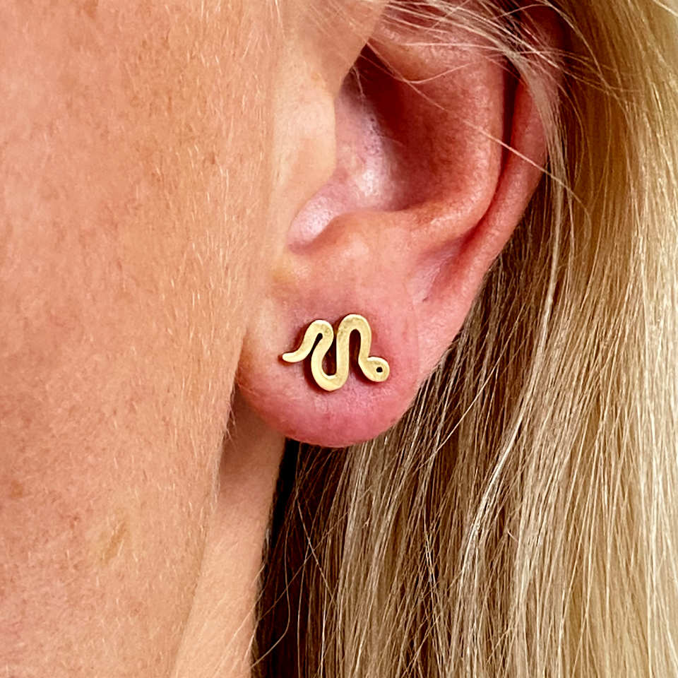 Ørering medusa slange snake earring