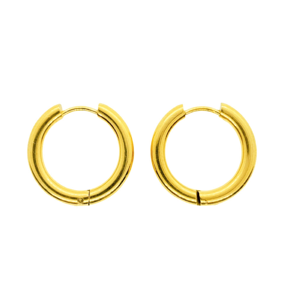 Vasikos ørering simpel hoop guld 20mm