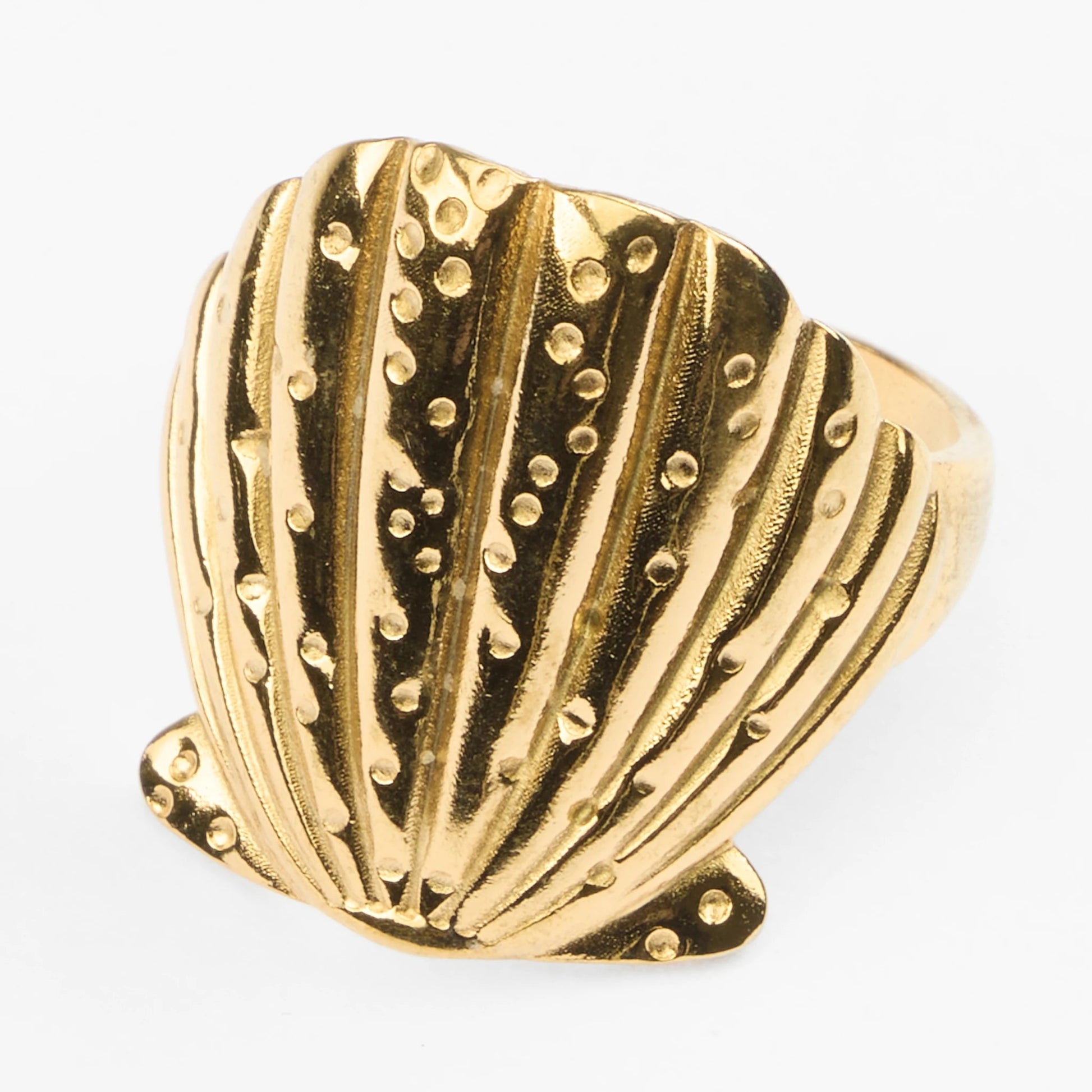 Achivada muslinge ring guld justerbar