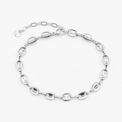 Afrodite sølv gucci link armbånd justerbart