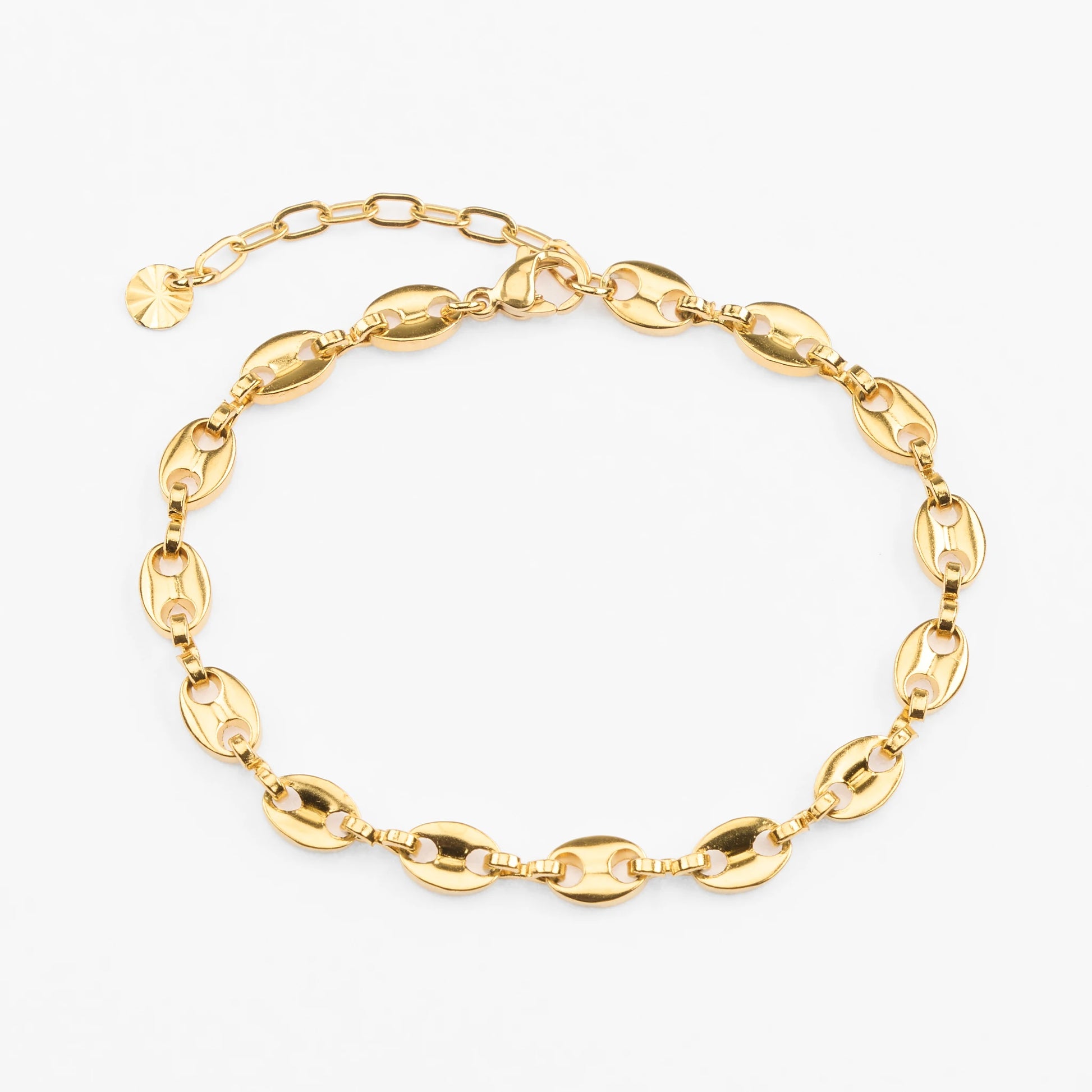 Afrodite vandfast gucci link guld armbånd