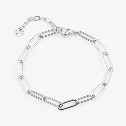 Alysida vandfast clips sølv justerbart armbånd