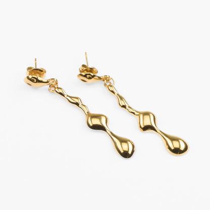 Dakry dråbeformet stud drop i guld