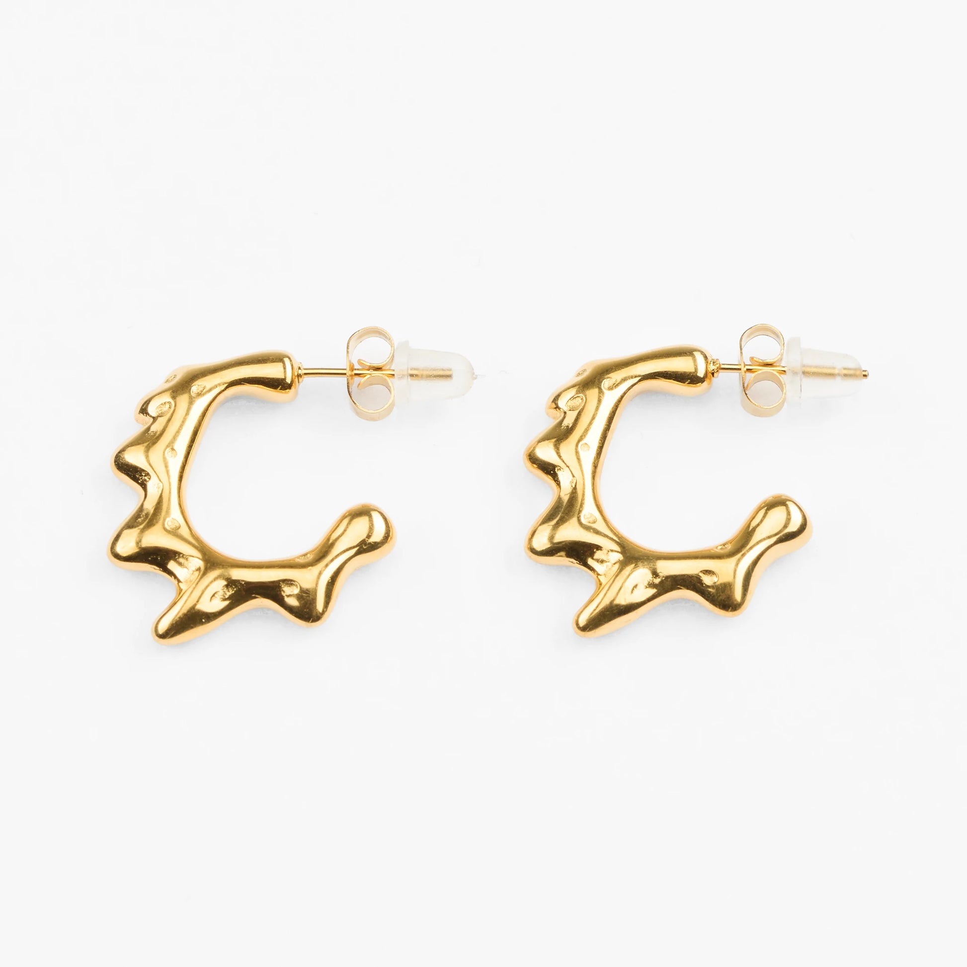 Floges vandfast guld creoler creoler