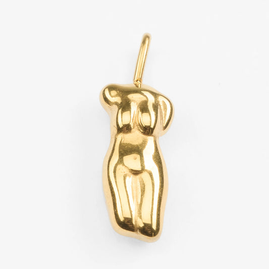 Gynaika vandfast kvinde vedhæng guld figur