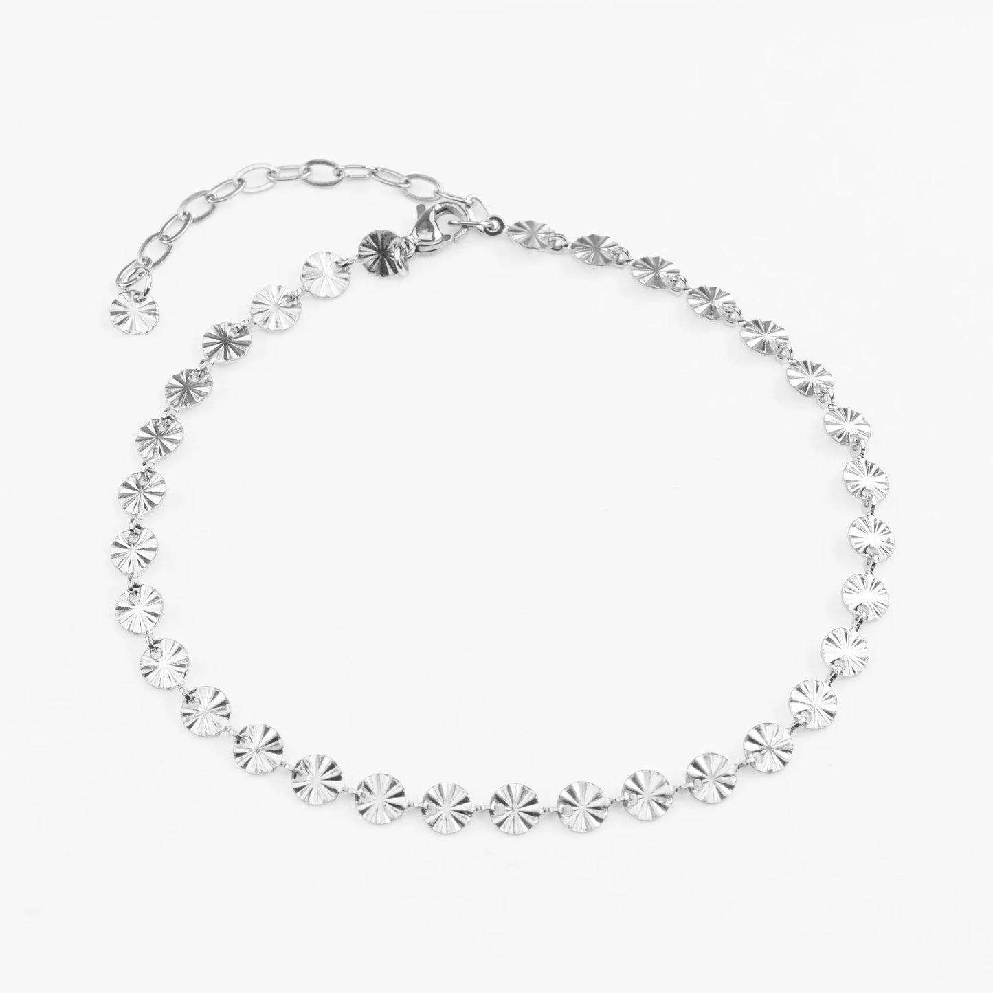 Helios vandfast sølv ankelkæde