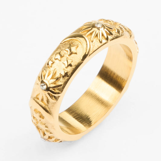 Hyperion vandfast guldring bånd stjernehimmel