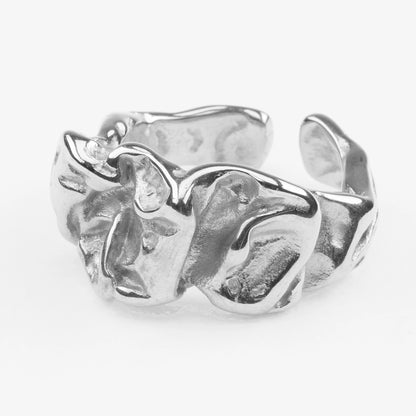 Katsaros sølv ring organisk struktur