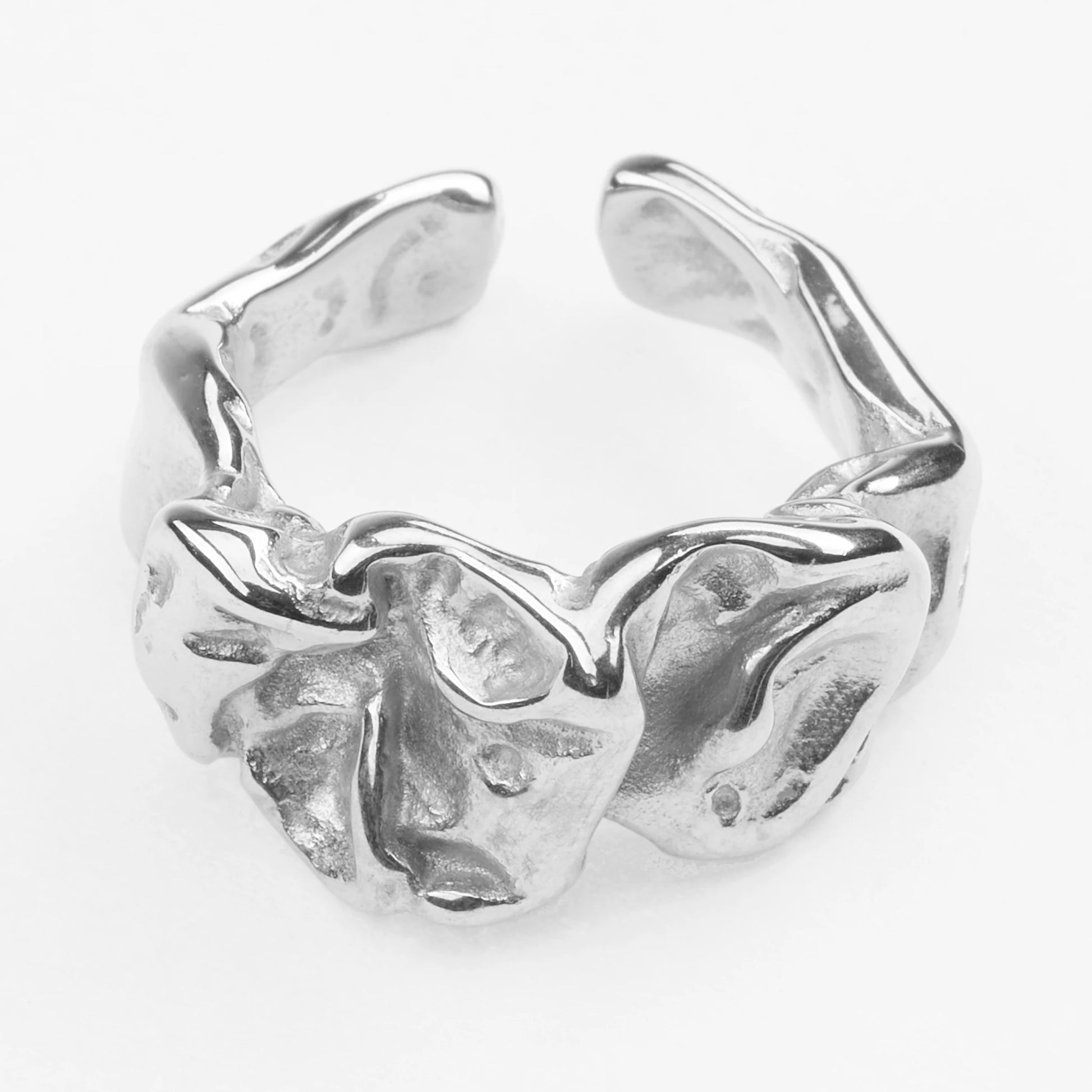 Katsaros vandfast sølvring justerbar