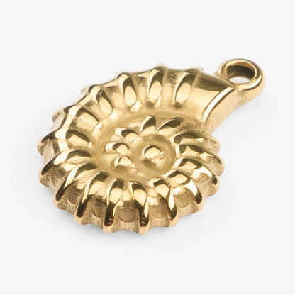 Konchylion guld konkylie halskæde vedhæng vandfast