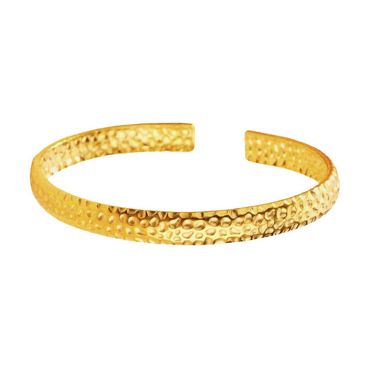 Banket armbånd i guld bangle