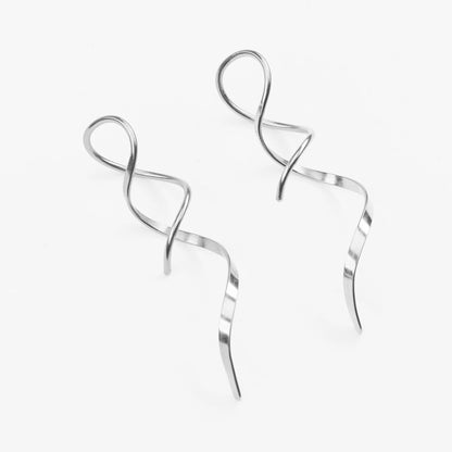 Dini vandfast snoet spiral sølvørering