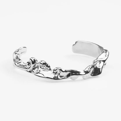 Vandfast sølv bangle katsaros armbånd justerbar